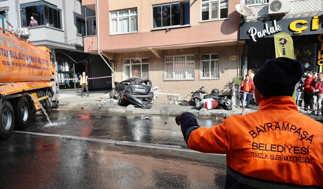 Bayrampaşa'da korkunç kaza; İBB'nin İSTAÇ Tankeri 10 aracı ezip geçti