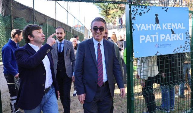 Bayrampaşa'da Hayvanseverler İçin Pati Park açıldı...