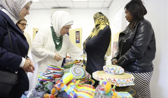 Emine Erdoğan'dan Johannesburg'ta Ulusal Miras Sergisi'ne ziyaret