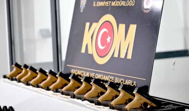 Adıyaman'da bin adet ateşe hazır tabanca ele geçirildi