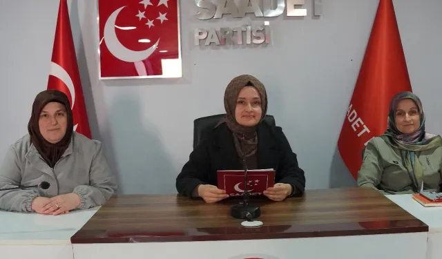 Bursa Osmangazi'de Saadet Partili kadınlardan 5 Aralık açıklaması
