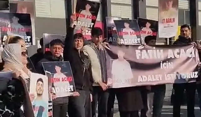 'Fatih Acacı için adalet' sloganları Ankara'da adliye önünde yankılandı!