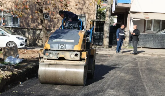 Gebze'de 90 sokakta yol çalışması