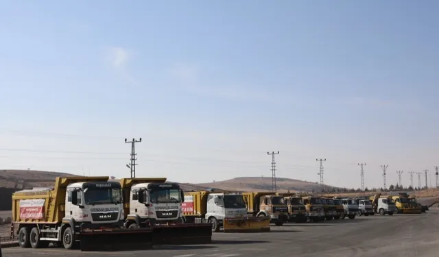 Kayseri Kocasinan kar yağışına hazır