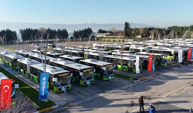 Kocaeli'nin ulaşım filosuna 68 otobüs takviye