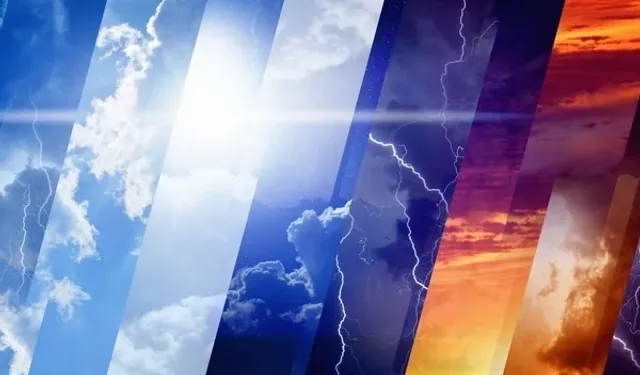 Sıcaklıklar mevsim normallerinin üzerinde... Kuvvetli yağış uyarısı!