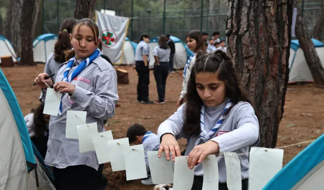Antalya'da izciler kaynaşma kampında buluştu