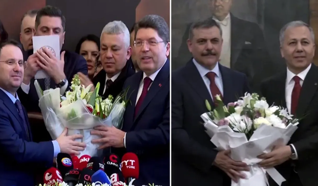 İçişleri ve Adalet Bakanlıklarında devir teslim yapıldı