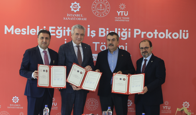 MEB, İSO ve YTÜ Arasında Mesleki Eğitimde Dev İş Birliği Protokolü