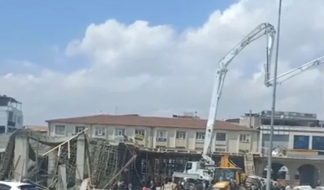 Düzce'de inşaatta hasır çöktü: Yaralı işçiler var!