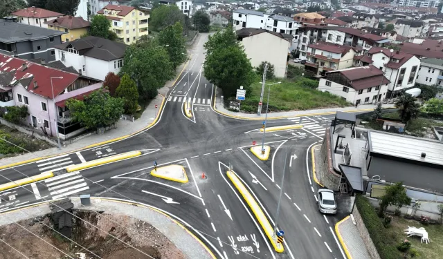 Kocaeli Başiskele'de modern kavşak hizmete açıldı
