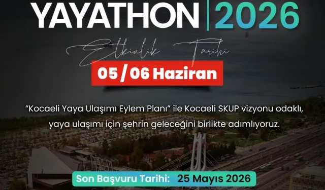 Kocaeli'de gençler yaya geleceğini tasarlıyor... 'Yayathon' ile yaya çözümleri geliştirilecek