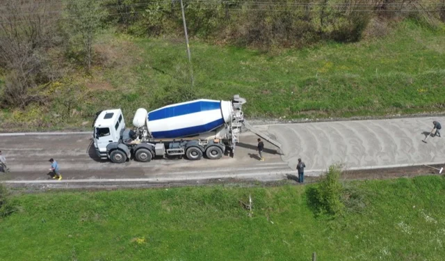 Ordu Büyükşehir'den Akkuş'a modern yol