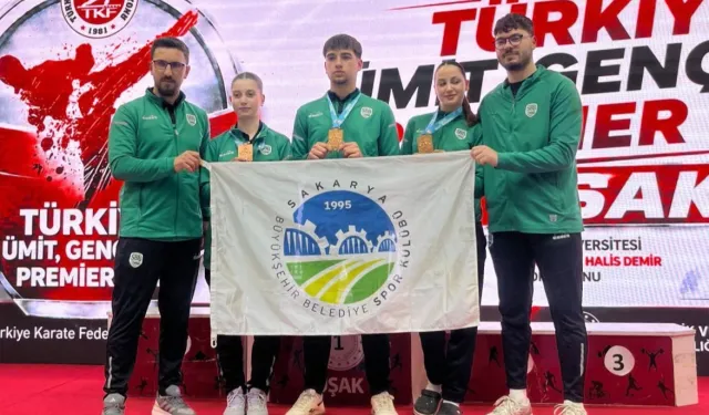 Sakarya'nın sporcuları farklı illerde kürsüde