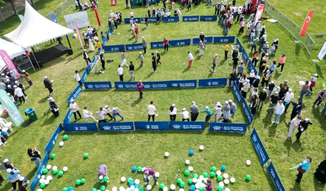 Spor Festivali'nde Bursalı özel çocukların mutlu günü
