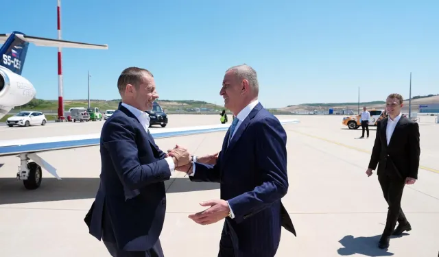 UEFA Başkanı Čeferin İstanbul'da