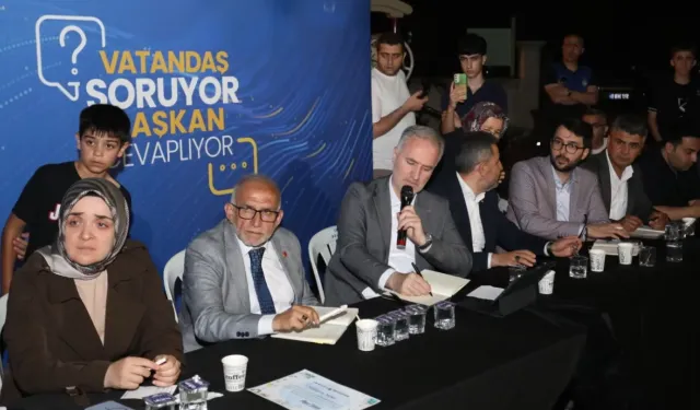 Bursa İnegöl'de Başkan Taban Yeni Mahalle sakinlerini dinledi