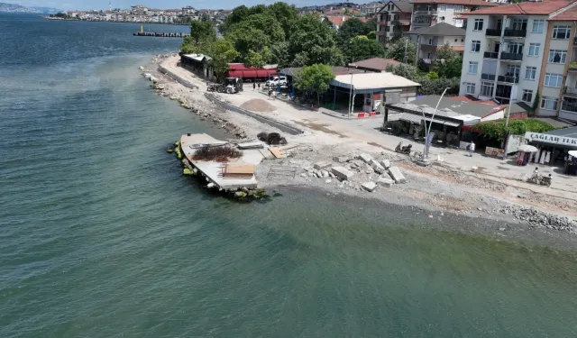 Değirmendere sahili yeni çehresine kavuşuyor