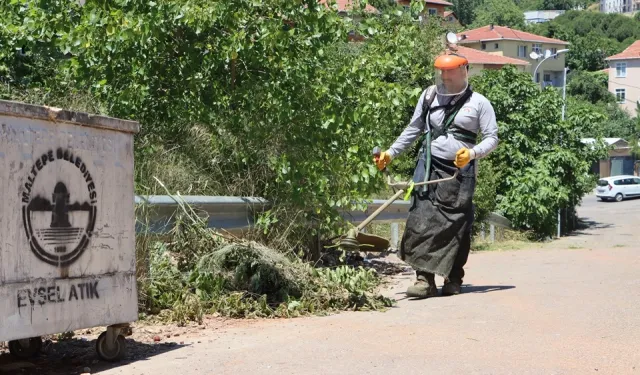 Maltepe'de çevre düzenleme çalışmaları sürüyor