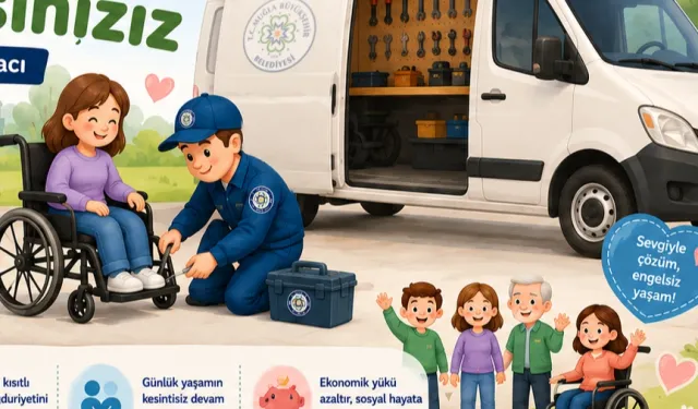 Engellilere mobil tekerlekli sandalye tamir hizmeti