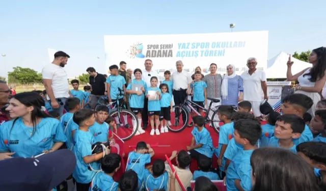 Adana'da Yaz Spor Okulları açıldı