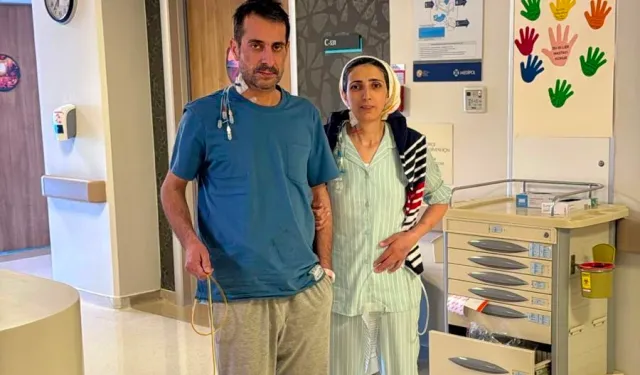 Erzurum'da 19 yıllık eşine karaciğerini verdi