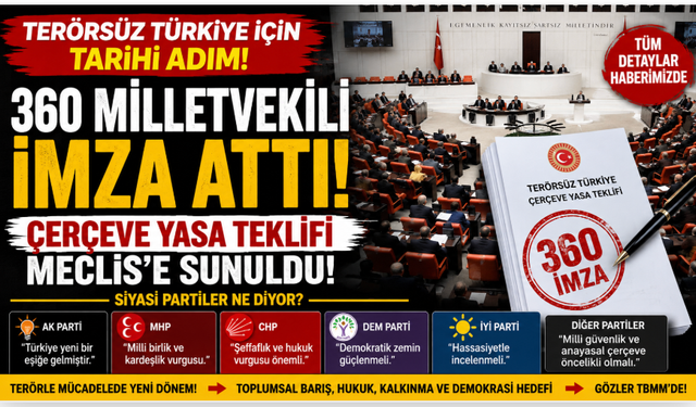 Çerçeve Yasa Teklifi TBMM’ye Sunuldu; Siyasi Partilerden farkı değerlendirmeler!
