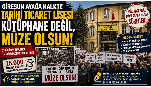 Giresun'da Tarihi Ticaret Lisesi Krizi Büyüyor!