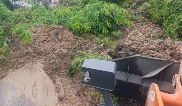 Ordu'da yağış sonrası Büyükşehir ekipleri sahada