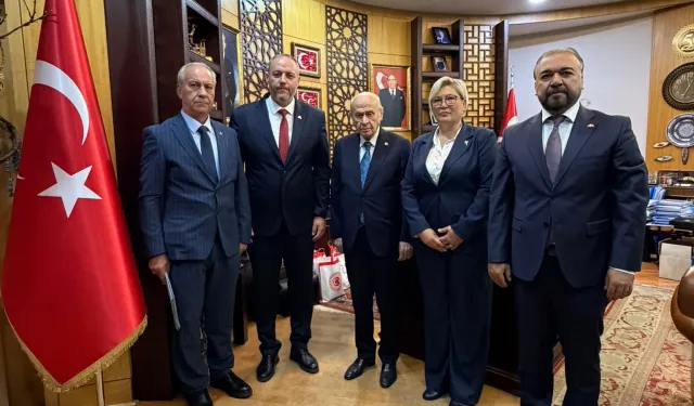 MHP Edirne'den Bahçeli'ye ziyaret