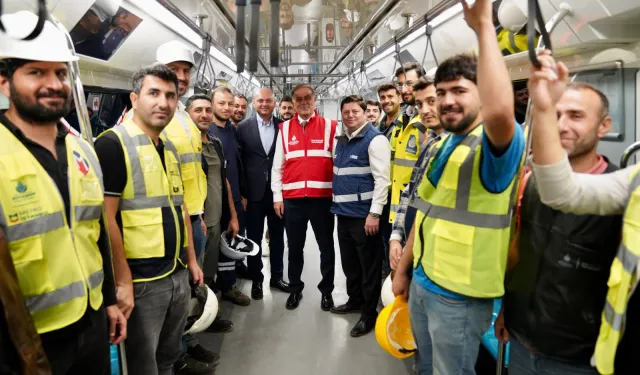 Ümraniye-Ataşehir-Göztepe hattında test sürüşü yapıldı... 19 Aralık'ta açılıyor
