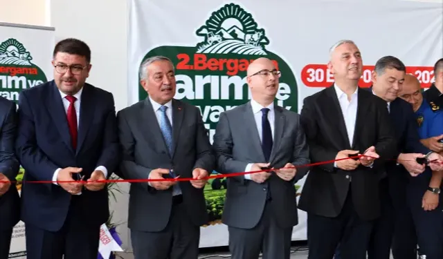2. Bergama Tarım ve Hayvancılık Fuarı törenle açıldı