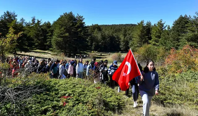 Ankara'da üniversiteli gençlere doğa molası