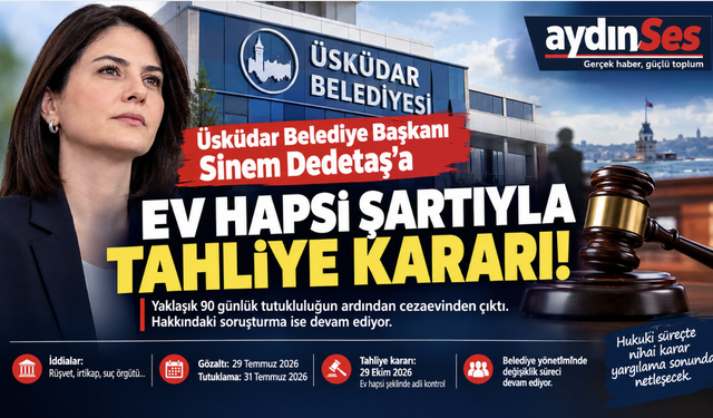 Sinem Dedetaş’a ev hapsi şartıyla tahliye kararı! 90 günlük tutukluluk sona erdi