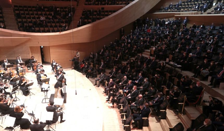 Cumhurbaşkanlığı Senfoni Orkestrası Sahnesi açılışından kareler