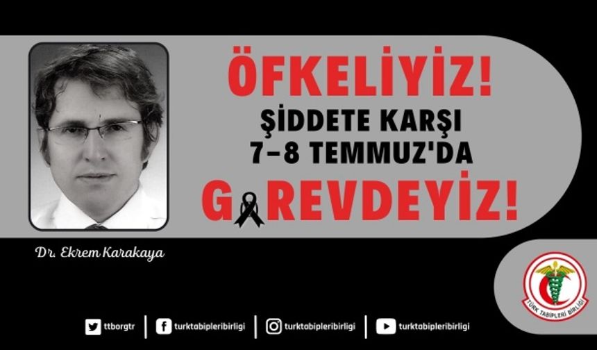 Sağlıkçı Doktarlar sokağa döküldü... Sağlıkta Şiddet Türkiye'de protesto ediliyor