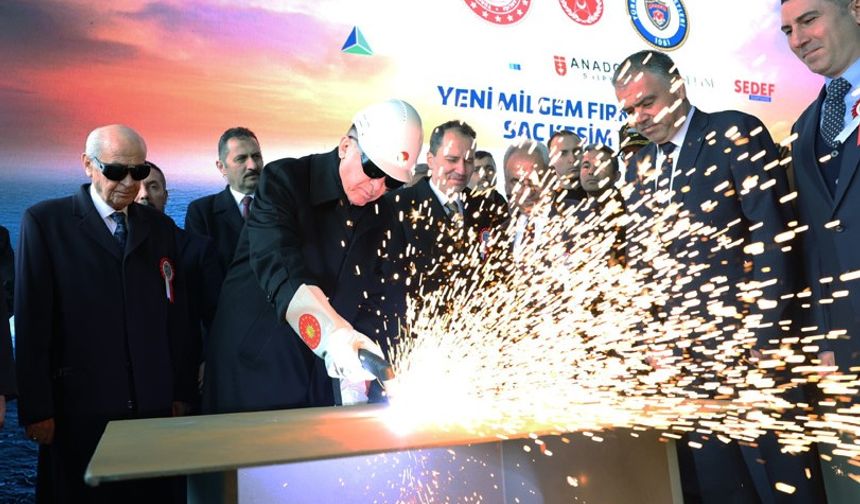 Erdoğan; “TCG Anadolu’yu, bir sembol olarak görüyoruz”