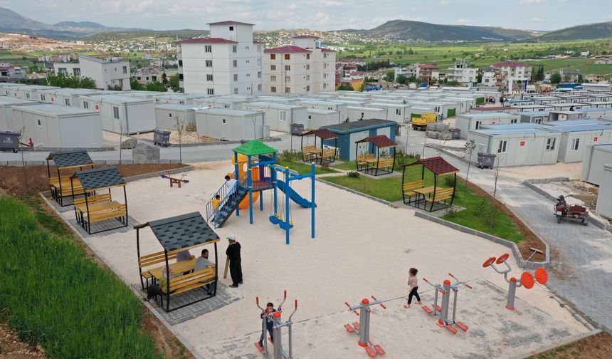 Bayrampaşa Belediyesi’nden Kahramanmaraş'a 500 konutluk konteyner kent