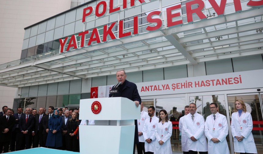 Cumhurbaşkanı Erdoğan: Şehir hastaneleri sağlık hizmetidir
