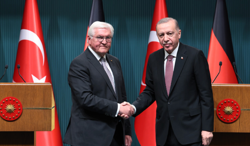 Erdoğan açıkladı; Türkiye, Almanya ile ticaret hacmi hedefi 60 milyar dolar