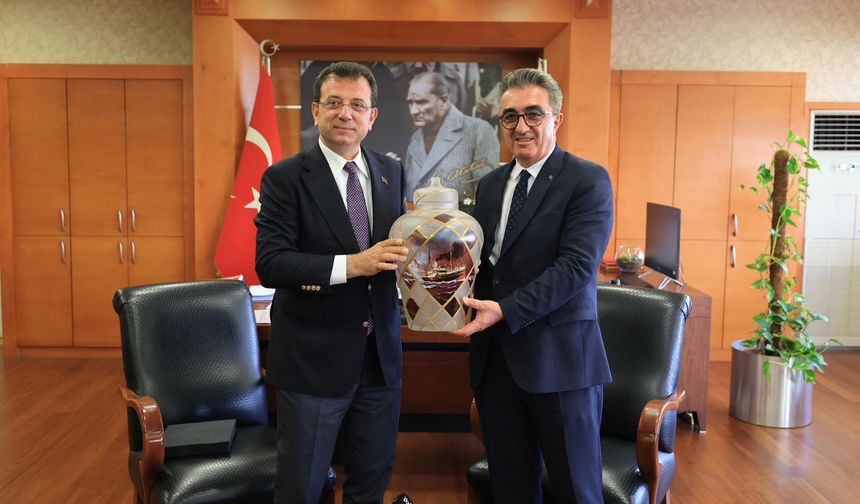 İmamoğlu'ndan Bayrampaşa Belediye Başkanı Hasan Mutlu'ya ziyaret