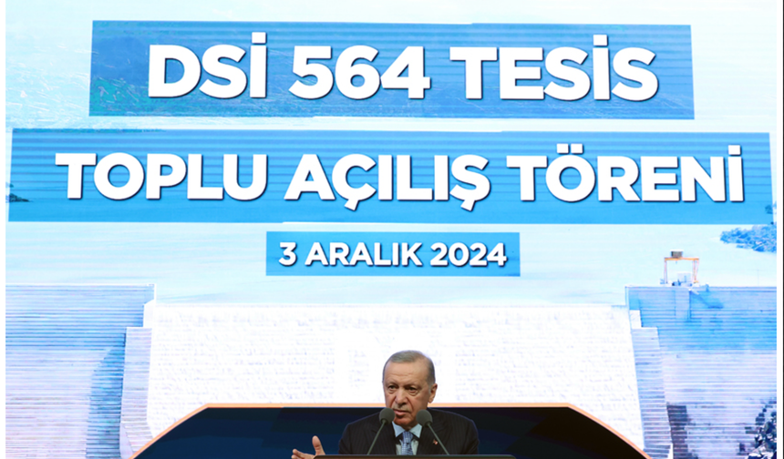 Erdoğan: Temiz su kaynaklarına erişim bir beka meselesidir