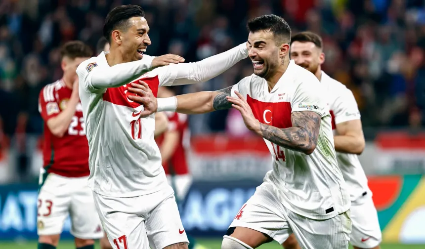 Macaristan'ı 3-0 yenen A Milli Futbol Takımı  A Ligi'nde