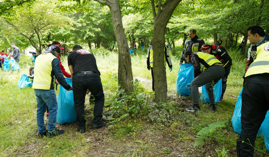 Eyüpsultan Köylerinden doğaya güçlü mesaj; Ateş Yakma, Çöp Atma!