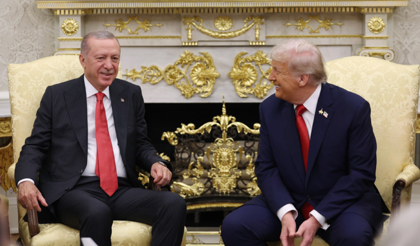 Cumhurbaşkanı Erdoğan Beyazsaray'da ABD Başkanı Trump'la görüştü