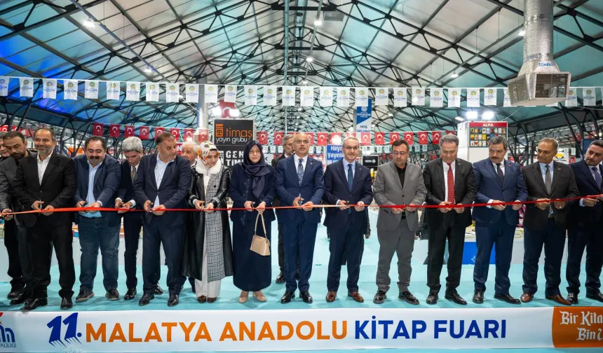 11. Malatya Anadolu Kitap ve Kültür Fuarı Kapılarını Açtı