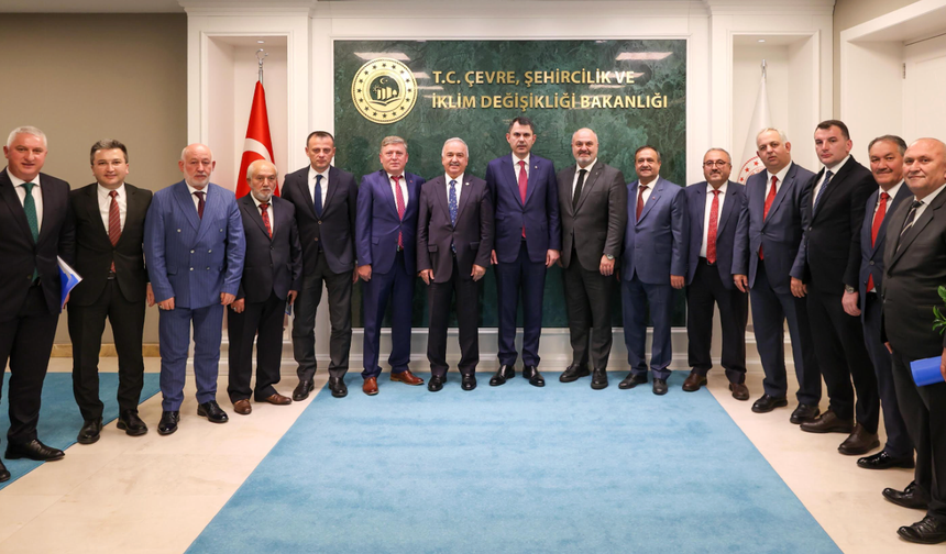 AK Parti Giresun Heyetinden Bakanı Murat Kurum’a Ziyaret