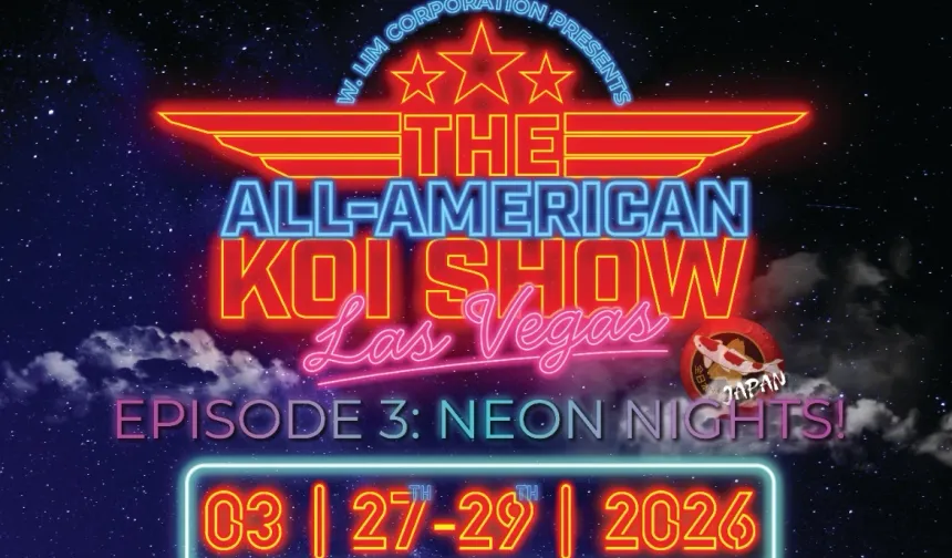 All American Koi Show 2026 yarışması Las Vegas'a dönüyor