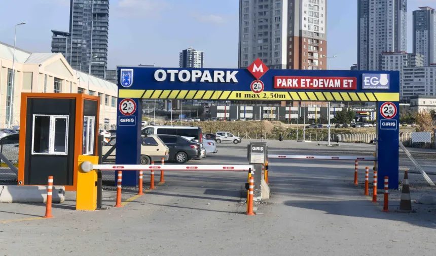 Ankara'da 'Park Et Devam Et' uygulaması...