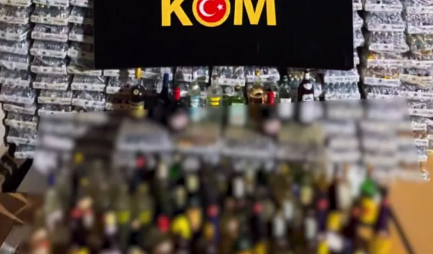 Binlerce şişe ele geçti... 81 ilde kaçak ve sahte alkole darbe!